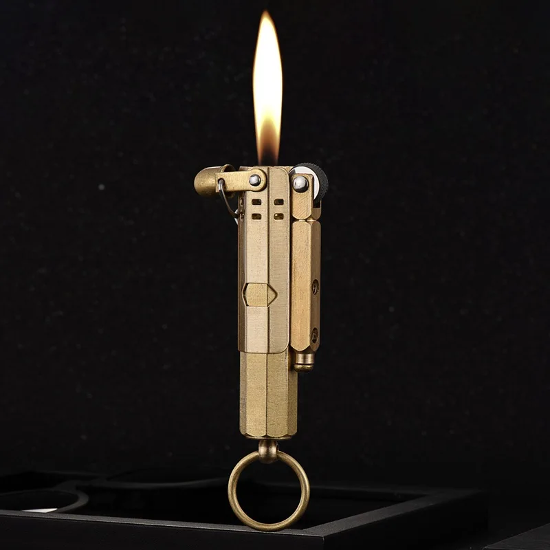 Fire Starting Kit - Neues Retro-Feuerzeug aus reinem Kupfer, winddichtes